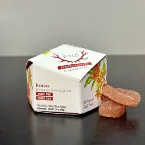 Wyld Delta 9 + CBD 1:1 Gummies, Pomegranate
