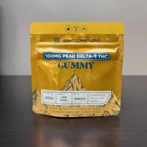 Hometown Hero Delta 9 Peak Gummy, 100mg (single)
