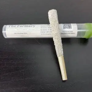 A single THCA diamond pre-roll joint