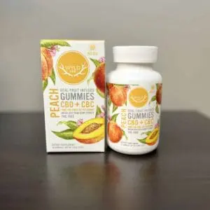 Wyld CBD + CBC Peach Gummies