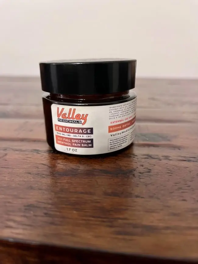 Valley Medicinals Entourage relief balm with CBD, CBG, THC - Image 3
