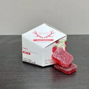Wyld Raspberry Delta 9 Gummies (sativa), 10mg