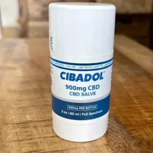 Tube of Cibadol CBD salve full spectrum