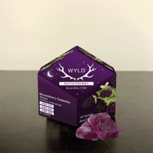 Wyld boysenberry dream gummies with THC, CBD, CBN - 10 count