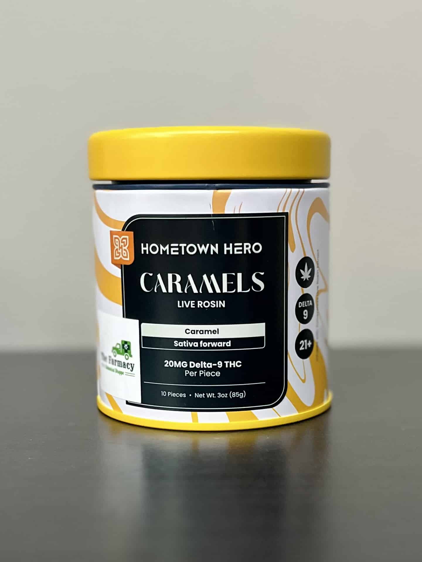 Hometown Hero Delta 9 Caramels